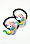 Unicorn Lastikli Çocuk Tokası - 2li