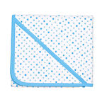 Puanlı Erkek Bebek Penye Battaniye (88x88cm)