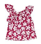 Çiçekli Kız Çocuk Bluz