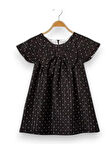 Puantiyeli Kız Çocuk Elbise