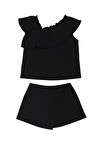 Kız Çocuk Şort Etekli Takım