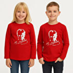 Atatürk Baskılı Uzun Kol Tişört