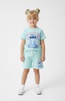 Stitch Kız Çocuk Şortlu Takım