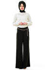 SORALLİNE KADIN PANTOLON BOL PAÇA 1694 SİYAH
