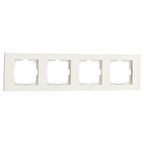 4 Adet Ovivo Grano Beyaz Dörtlü Çerçeve