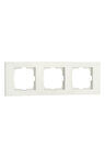 12 Adet Grano Beyaz Üçlü Çerçeve - 12 Adet