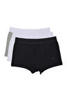 Adam Boxes Boxer Trunk Neo-Cosy 
3'lü Paket - Siyah, Beyaz, Gri
