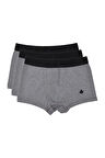 Adam Boxes Boxer Trunk Neo-Cosy 
3'lü Paket - Antrasit