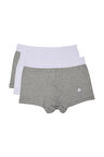 Adam Boxes Boxer Trunk Neo-Cosy 
3'lü Paket - Gri, Beyaz