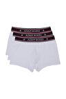 Adam Boxes Boxer Trunk Neo-Maritime 
3'lü Paket - Beyaz