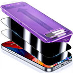 iPhone 16 Pro Hayalet Cam Ekran Koruyucu Tam Kaplayan Otomatik Hizalamalı Toz Önleyici Hd