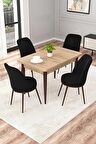 Rovena Duru Meşe 70x110 Sabit Mdf Yemek Odası Takımı 4 Adet Sandalye