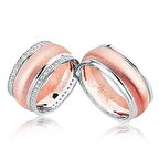 Taşlı Altın Alyans 1705-2