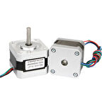 NEMA17 JK42HS34-1334 42BYG Yuvarlak Shaft Step Motor 1.3A - 34mm