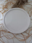 YUVARLAK TABAK BEYAZ