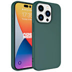 Gpack Apple iPhone 15 Pro Kılıf Mara Lansman Silikon Mat Soft İçi Süet