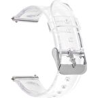 Gpack Haylou GS LS09A Kordon Metal Tokalı Şeffaf Silikon KRD 13