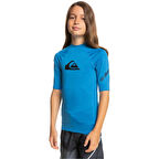 Quiksilver All Time UV Korumalı Kısa Kollu Çocuk Mayosu EQBWR03212-Blue