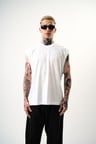 Erkek Basic Tank Top Atlet Beyaz