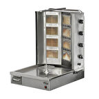 Pimak V Tipi Döner Makinesi Doğalgazlı 4 + 4 Radyanlı