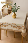 Şık Dokulu Leke Tutmaz Masa Örtüsü MSRT004