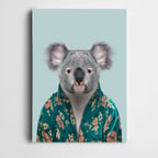 Gömlekli Koala Kanvas Tablo