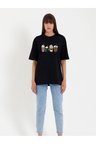 Unisex COFFE Baskılı Oversize Tshırt
