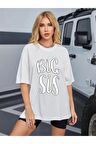 Unisex BIG SIS Baskılı Oversize Tshırt