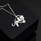 925 Ayar Gümüş Kamplan Figürlü Kolye Özel Tasarım