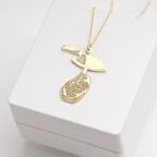 925 Ayar Gümüş Satır Kolye Özel Tasarım