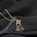 925 Ayar Gümüş Kurt Kolye Özel Tasarım