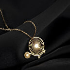 925 Ayar Gümüş Bisikletli Akrobat Sirk Karnaval Gösteri Bisiklet Kolye Özel Tasarım