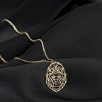 925 Ayar Gümüş Goril Figürlü Kolye Özel Seri