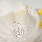 925 Ayar Gümüş Çakra Kolye Özel Tasarım