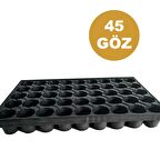 45 Göz Viyol (25 Adet) FİDE YETİŞTİRME VİYOLÜ FİDAN YETİŞTİRME KABI ÇİLEK SEBZE MEYVE SÜS BİTKİSİ SKULENT FİDELİK 