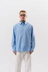 Erkek Poplin Oversize Gömlek Bebe Mavi