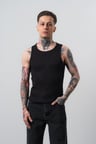 Erkek Tank Top Atlet Siyah