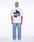 Erkek FFB Patch Oversize T-Shirt Ekru