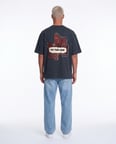 Erkek FFB Patch Oversize T-Shirt Füme