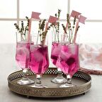 Lav nev 576 ayaklı kokteyl limonata su bardağı - su bardak 6 lı 