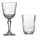 Paşabahçe su bardak  seti diony kadehli su bardağı takımı 24 prç.özel seri