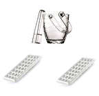 Paşabahçe cam buz kovası ve buzluk 4 prç.