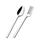 Özlife asya yemek kaşık çatal - 24 parça yemek kaşığı ve çatalı paslanmaz çelik