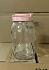 Şişecam 2 lt. cam kavanoz - 2 li salça turşu bakliyat kavanozu tutmaçlı (kulplu)