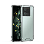 Gpack Xiaomi Mi 13T 13T Pro Kılıf Coss Şeffaf 5mm Sert Silikon Kapak