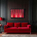 Dekoratif Soyut Tablo 70 x 100 cm CAN001 - Ev - Otel - Ofis - Hastahane - Kafe - Restourant Dekorasyonu