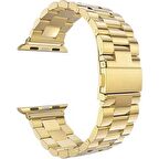 Gpack Apple Watch SE 2 2023 44mm Kordon Metal Sıralı Kordon