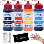 Epson L5190 için Mürekkep Seti (4x500 ml) 15000 Sayfa Baskı