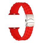 Gpack Apple Watch SE 2 2023 40mm Kordon Mat Silikon Ayarlanabilir KRD 72