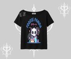 Kayık Yaka Tshirt Foodie Panda Tatlı ve Sevimli Panda Baskılı